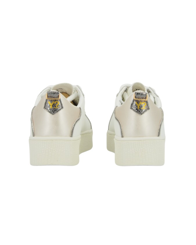 Ynot - Women's Leather Sneakers with...