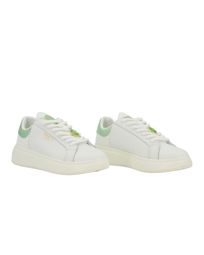Ynot - Women's Leather Sneakers with...