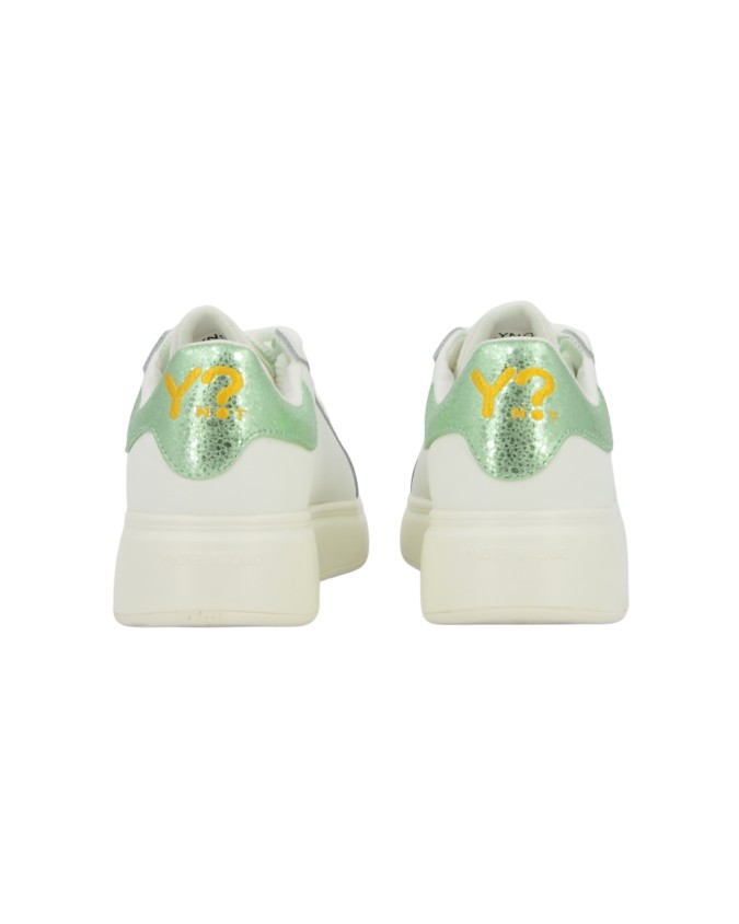 Ynot - Women's Leather Sneakers with...