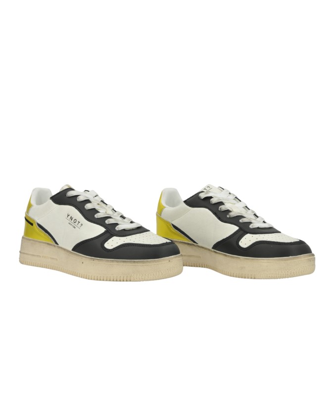 Ynot - Women's Low-Top Leather Sneakers
