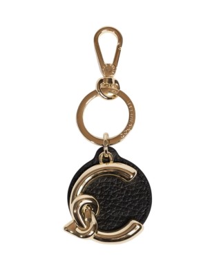 Coccinelle - C-Me Leather and Metal Keychain - Noir