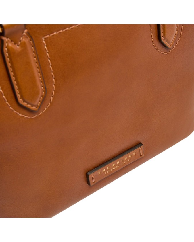 The Bridge - Borsa a mano in pelle con tracolla removibile Larissa