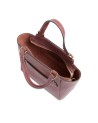 The Bridge - Borsa a mano in pelle con doppio manico e tracolla Lucrezia