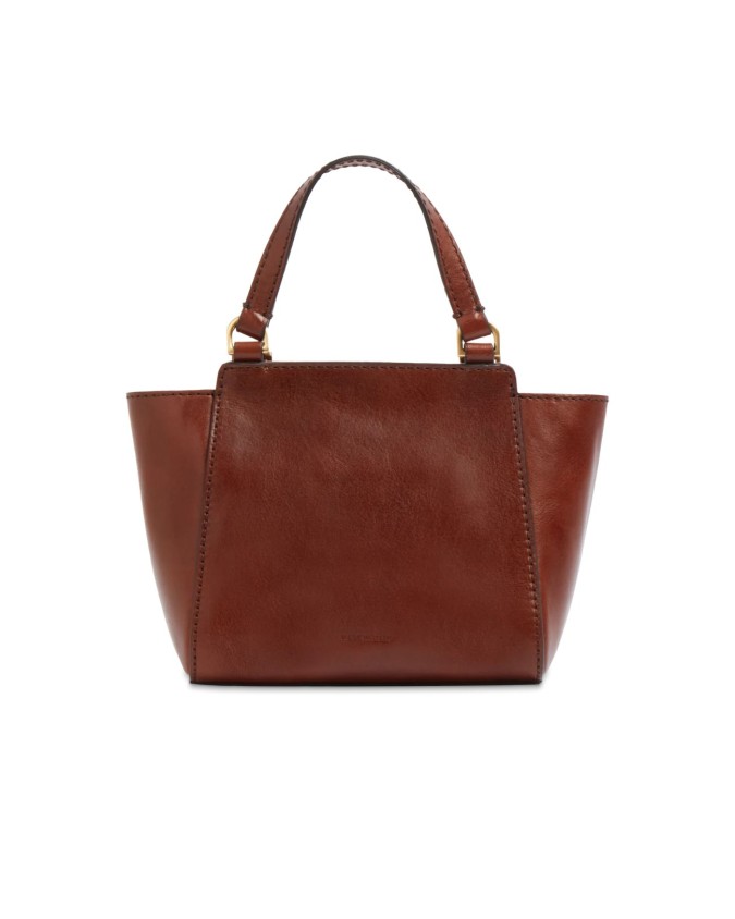 The Bridge - Borsa a mano in pelle con doppio manico e tracolla Lucrezia