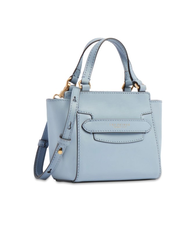 The Bridge - Borsa a mano in pelle con doppio manico e tracolla Lucrezia
