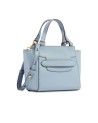 The Bridge - Borsa a mano in pelle con doppio manico e tracolla Lucrezia