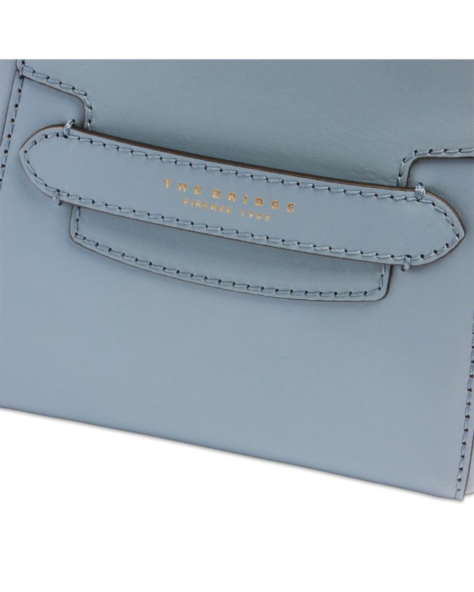 The Bridge - Borsa a mano in pelle con doppio manico e tracolla Lucrezia