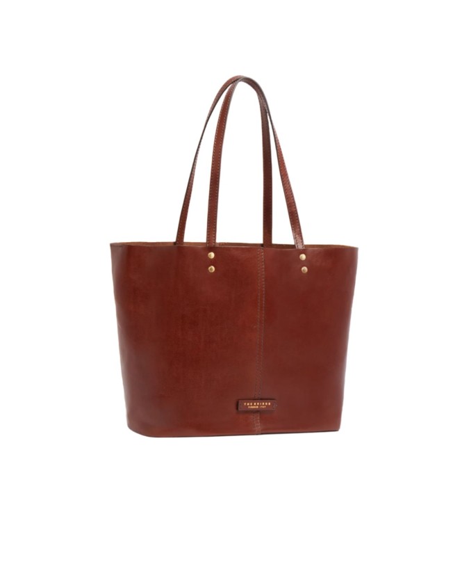 The Bridge - Borsa shopper in pelle con doppio manico Lisa