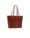 The Bridge - Borsa shopper in pelle con doppio manico Lisa