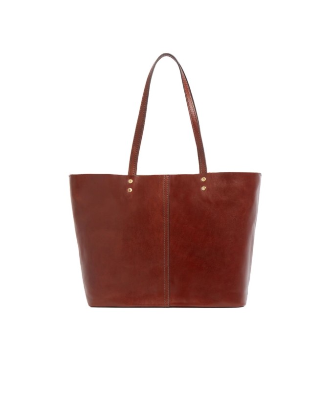The Bridge - Borsa shopper in pelle con doppio manico Lisa