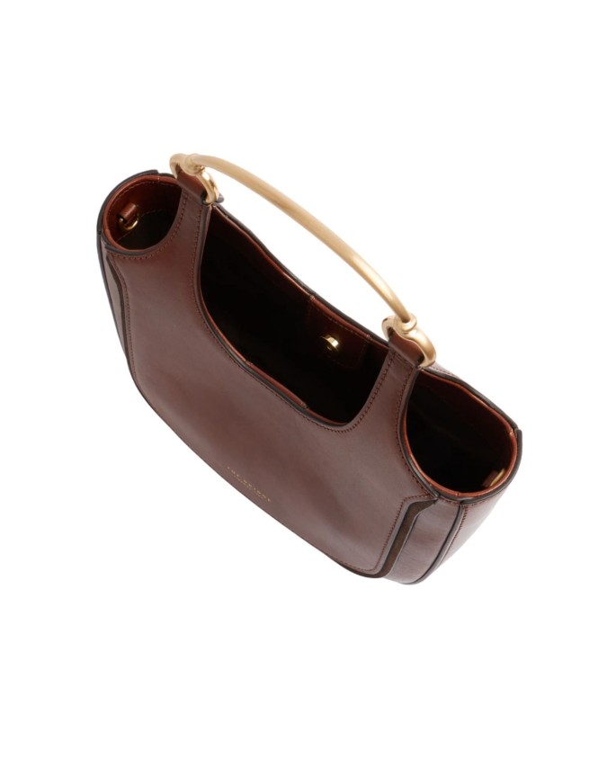 The Bridge - Borsa hobo mini in pelle con tracolla Luce