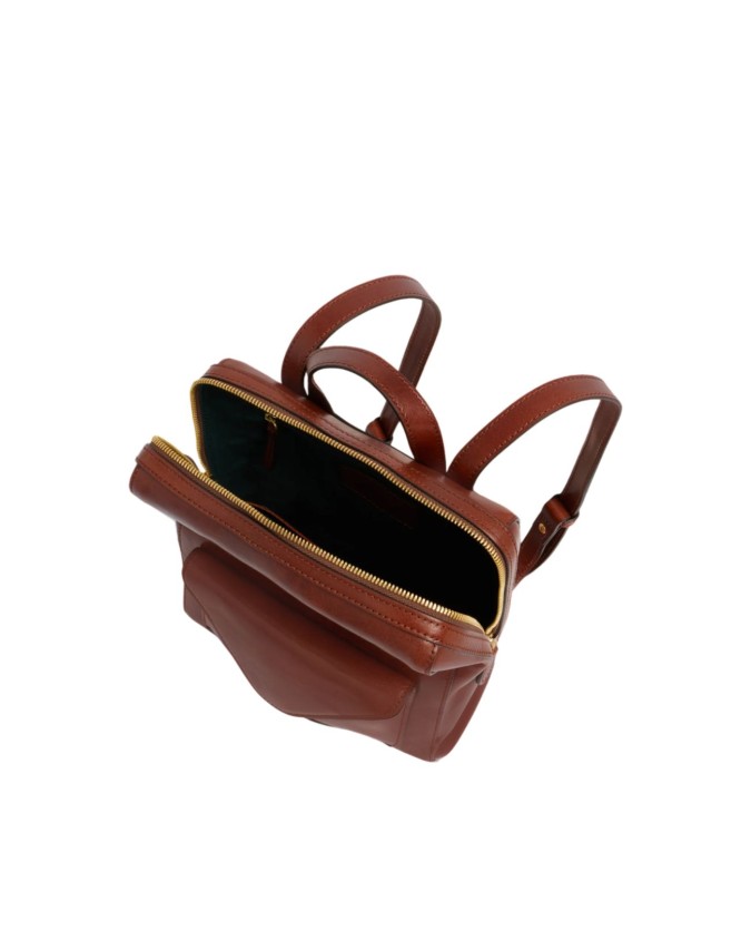 The Bridge - Zaino donna in pelle con tasca frontale Frida