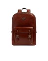  The Bridge - Zaino uomo in pelle a due zip porta pc 13''