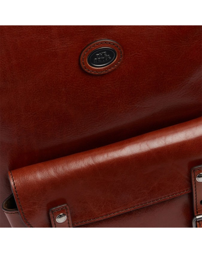  The Bridge - Zaino uomo in pelle a due zip porta pc 13''