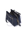 Nannini -  Handtasche aus Nylon und Leder mit zwei Liberty-Henkel