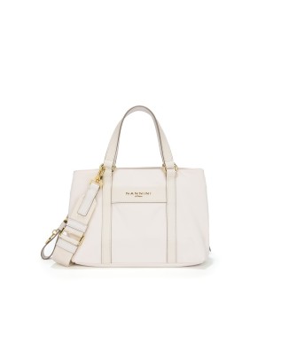 Nannini -  Handtasche aus Nylon und Leder mit zwei...