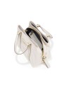 Nannini -  Nylon and leather handbag with two Liberty-print handles