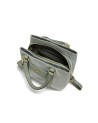 Nannini -  Nylon and leather handbag with two Liberty-print handles