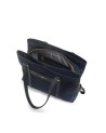 Nannini - Shopping shoulder bag with double handles made of nylon and Liberty print leather