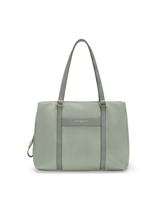  Nannini - Borsa a spalla shopping con doppio manico in nylon e