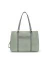 Nannini - Shopping shoulder bag with double handles made of nylon and Liberty print leather