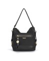  Nannini - Borsa a spalla trasformabile in zaino in nylon e