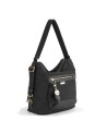  Nannini - Borsa a spalla trasformabile in zaino in nylon e
