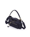 Nannini - Shoulder bag with a single handle and a front pocket made of Liberty nylon