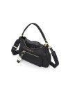 Nannini - Umhängetasche mit einem Tragegriff und einer Vordertasche aus Liberty-Nylon