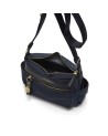  Nannini – Borsa a Tracolla Media con Tasche Laterali in Nylon