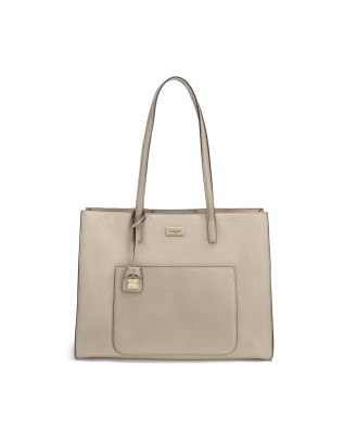 Nannini – Helga Large Leather Tote Bag with Double...