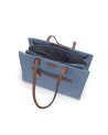 Nannini - Nylontasche mit Lederdetails Carla