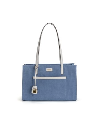  Nannini - Borsa in Nylon con Dettagli in Pelle Carla