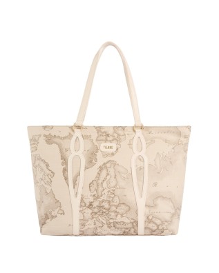  Alviero Martini Prima Classe - Borsa shopping in tessuto soft
