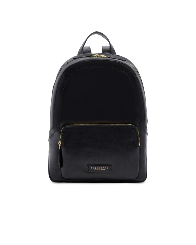 The Bridge - Damenrucksack aus Leder mit Fronttasche Larissa