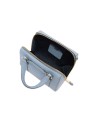The Bridge - Laura, a medium-sized leather handbag with a removable shoulder strap