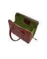 The Bridge - Laura: Large leather handbag with a removable shoulder strap