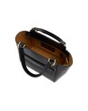 The Bridge - Lucrezia Leather Handbag with Double Handles and Shoulder Strap