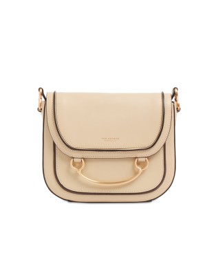  The Bridge - Borsa a tracolla in pelle con patta Luce