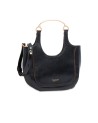 The Bridge - Luce Mini Leather Hobo Bag with Shoulder Strap