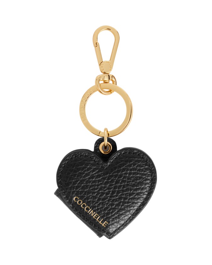  Coccinelle - Portachiavi in pelle e metallo Hearty Charm