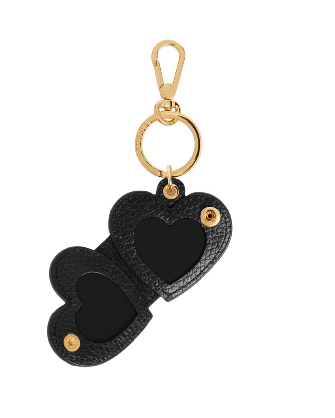  Coccinelle - Portachiavi in pelle e metallo Hearty Charm