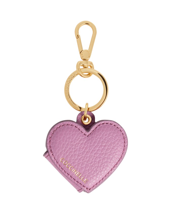  Coccinelle - Portachiavi in pelle e metallo Hearty Charm