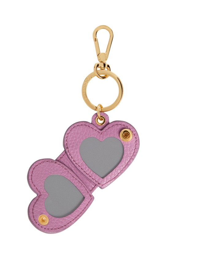  Coccinelle - Portachiavi in pelle e metallo Hearty Charm