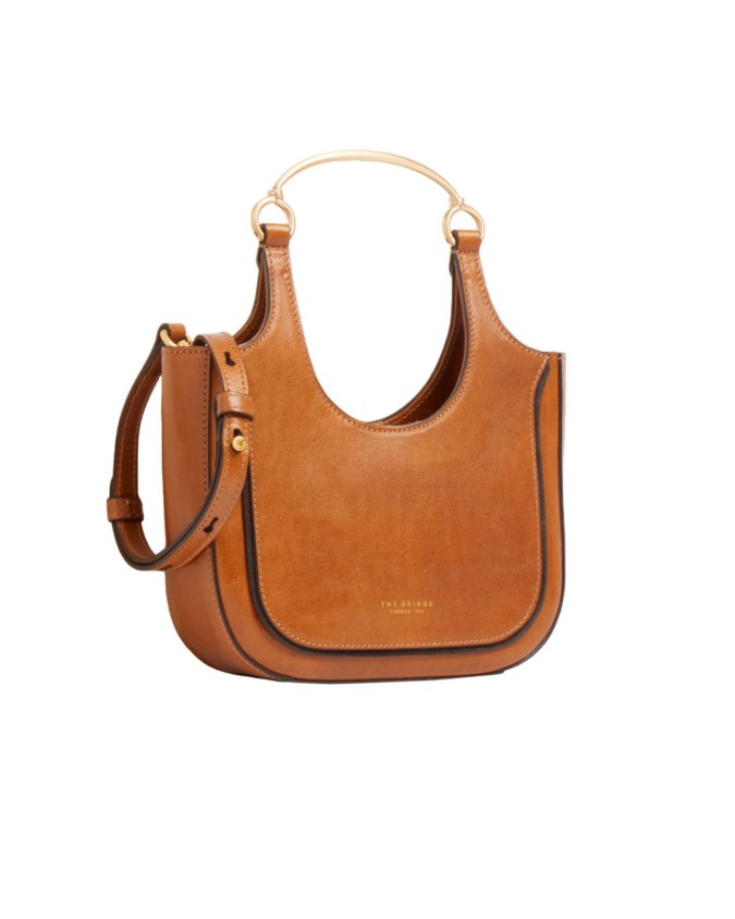 The Bridge - Borsa hobo mini in pelle con tracolla Luce