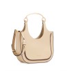 The Bridge - Mini-Hobo-Tasche aus Leder mit Schulterriemen Luce