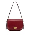 The Bridge -  Federica medium-sized leather crossbody bag with a flap