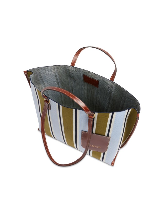 The Bridge - Borsa shopping in tessuto Beach bag Luna
