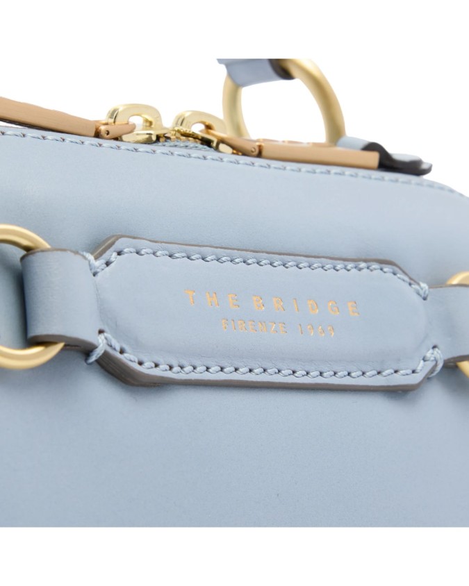 The Bridge - Borsa a mano piccola in pelle con tracolla removibile Laura