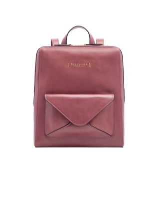 The Bridge - Damenrucksack aus Leder mit Fronttasche...